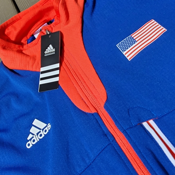 RARE- Adidas Mens Full Zip Performance Fleece - Picture 2 of 5